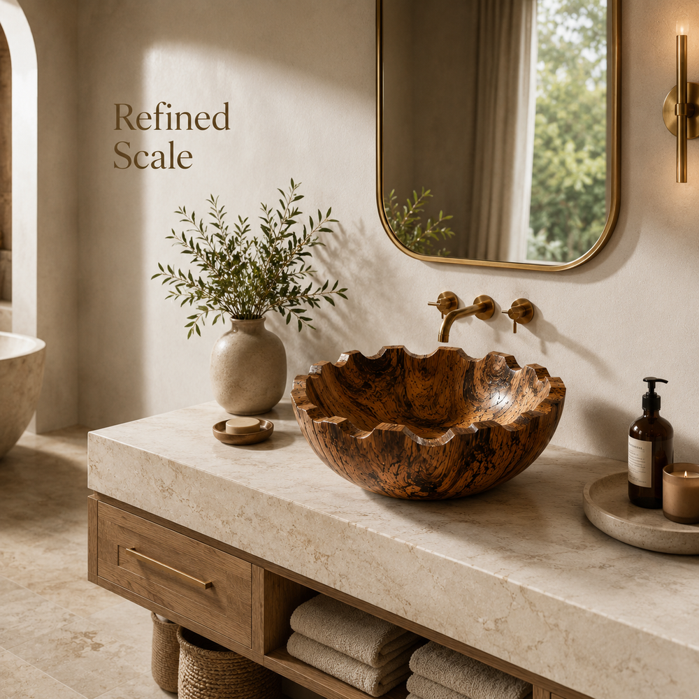 Arden Natural Stone Vessel Sink - Design 025 - product image 04