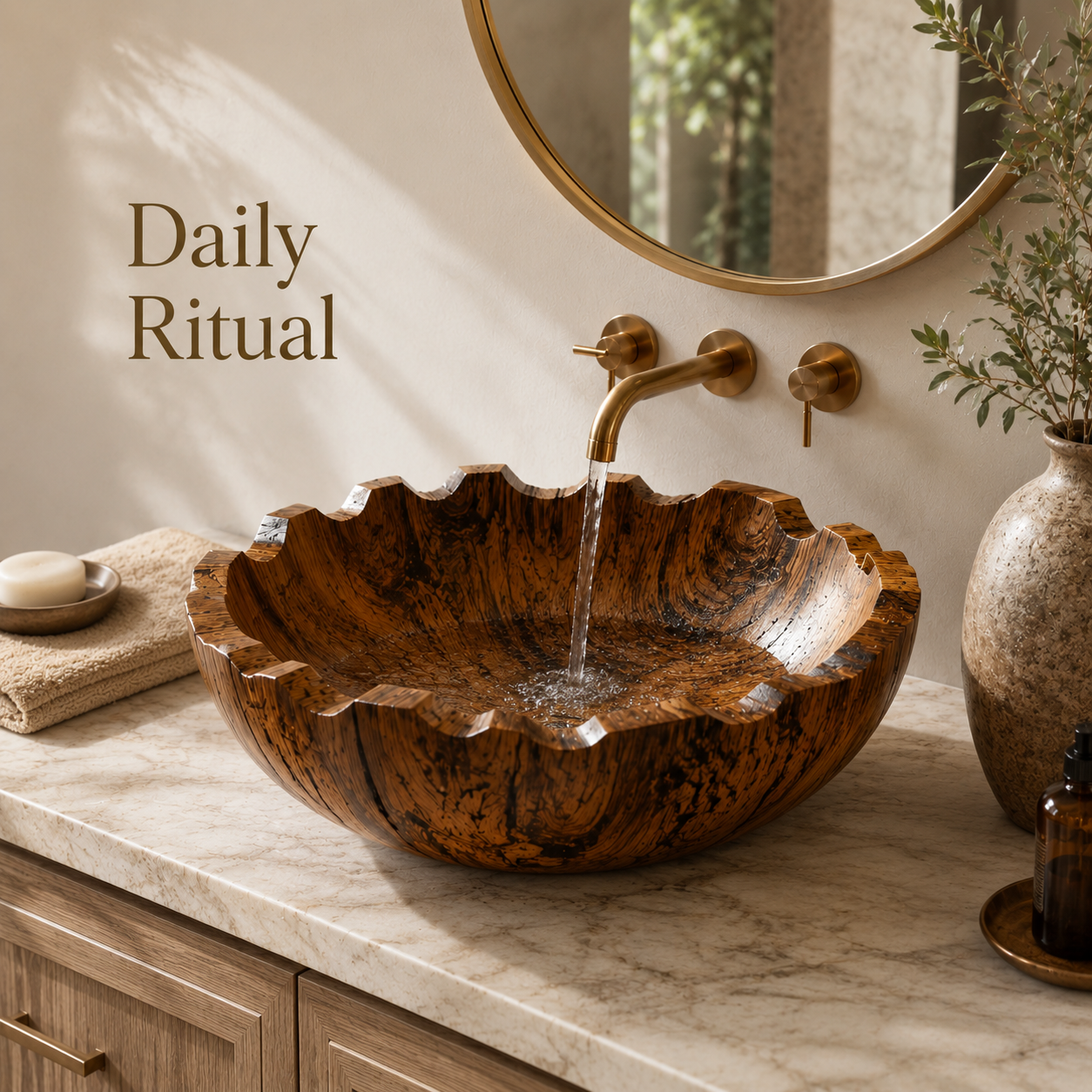 Arden Natural Stone Vessel Sink - Design 025 - product image 07