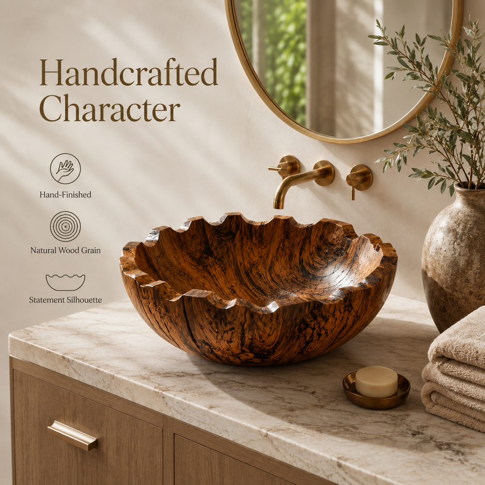 Arden Natural Stone Vessel Sink - Design 025 - product image 09