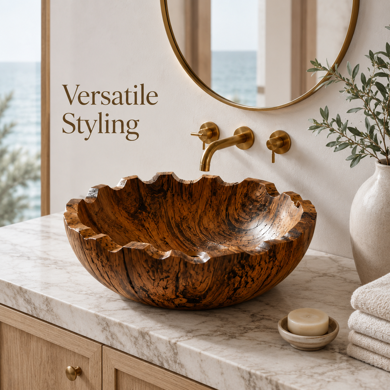 Arden Natural Stone Vessel Sink - Design 025 - product image 10