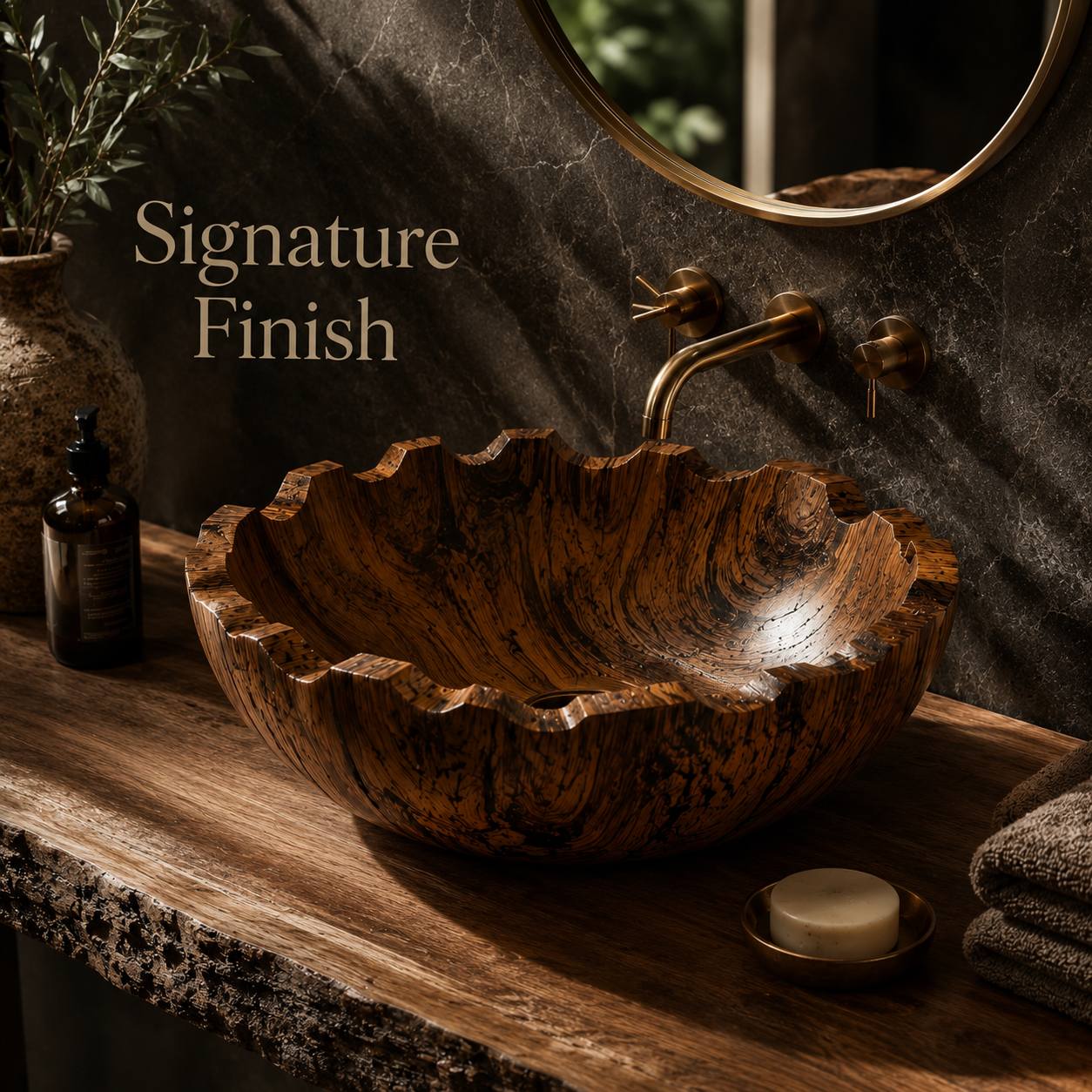 Arden Natural Stone Vessel Sink - Design 025 - product image 11