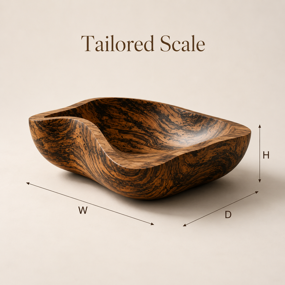 Mira Sculptural Bathroom Vessel Sink - Design 026 - product image 08