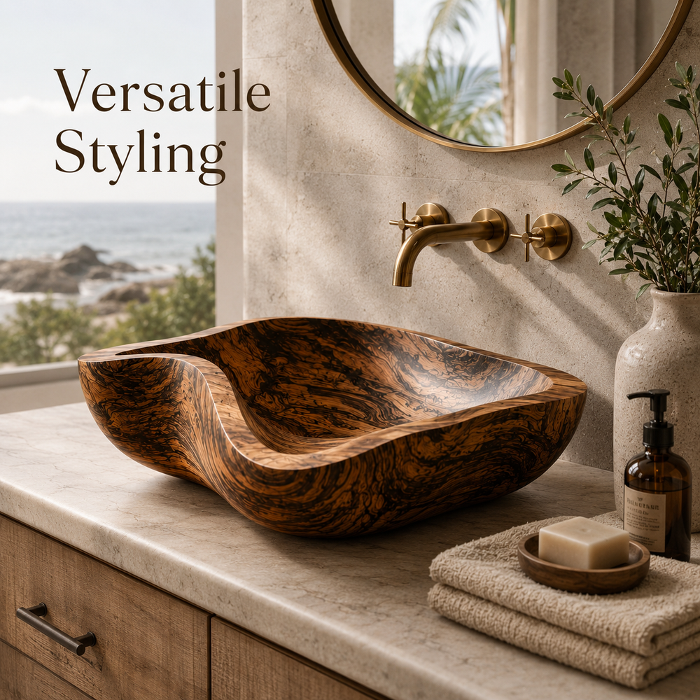 Mira Sculptural Bathroom Vessel Sink - Design 026 - product image 10