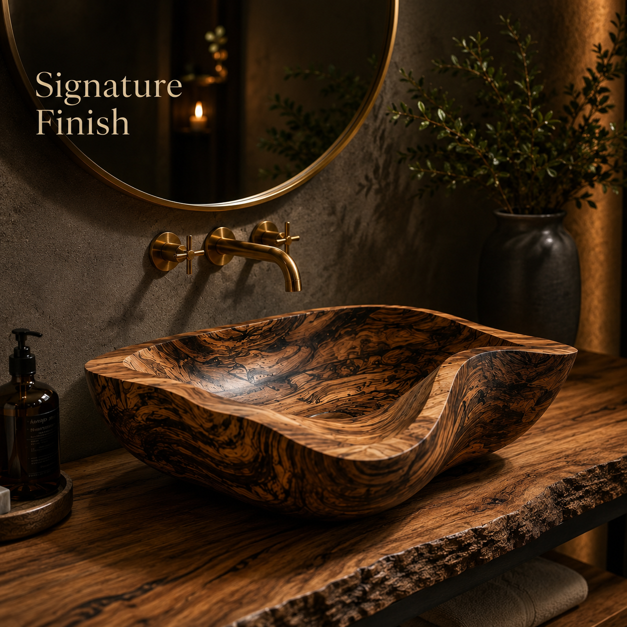 Mira Sculptural Bathroom Vessel Sink - Design 026 - product image 11