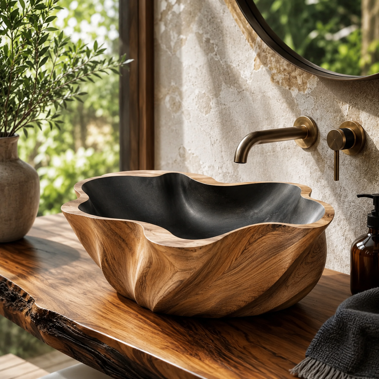 Soren Stone Vanity Vessel Sink - Design 028 - main view