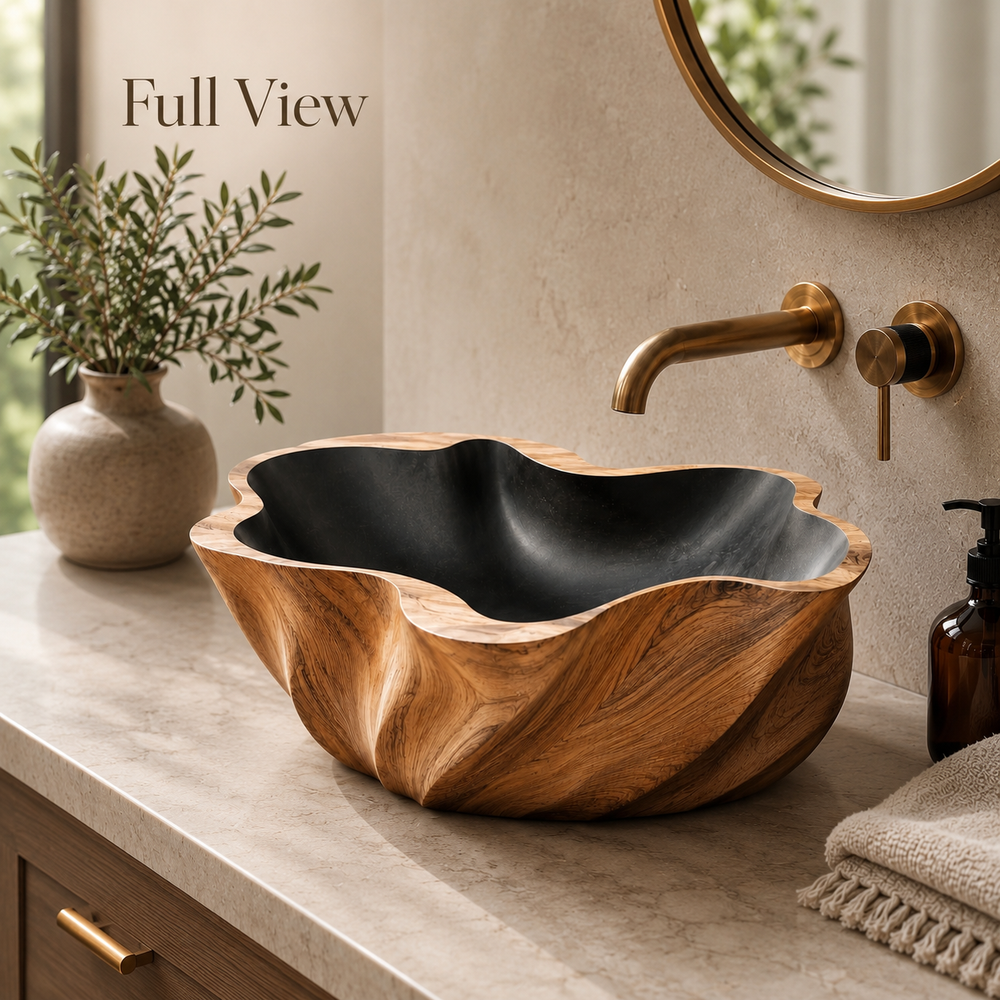 Soren Stone Vanity Vessel Sink - Design 028 - product image 03