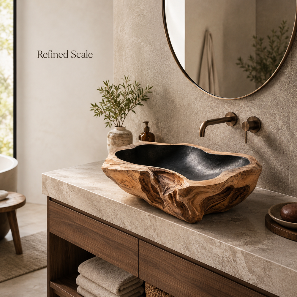Elara Rounded Bathroom Sink - Design 029 - product image 04