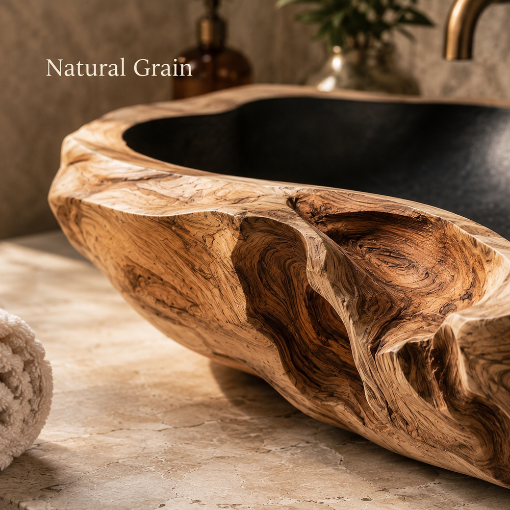 Elara Rounded Bathroom Sink - Design 029 - product image 05