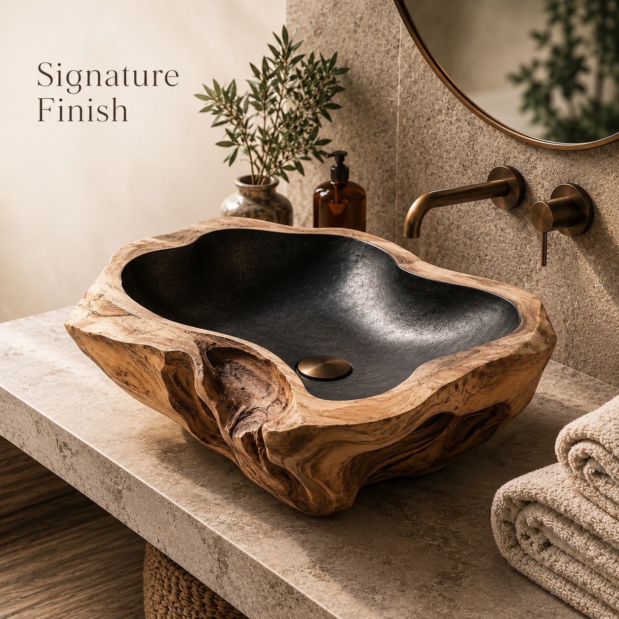 Elara Rounded Bathroom Sink - Design 029 - product image 11