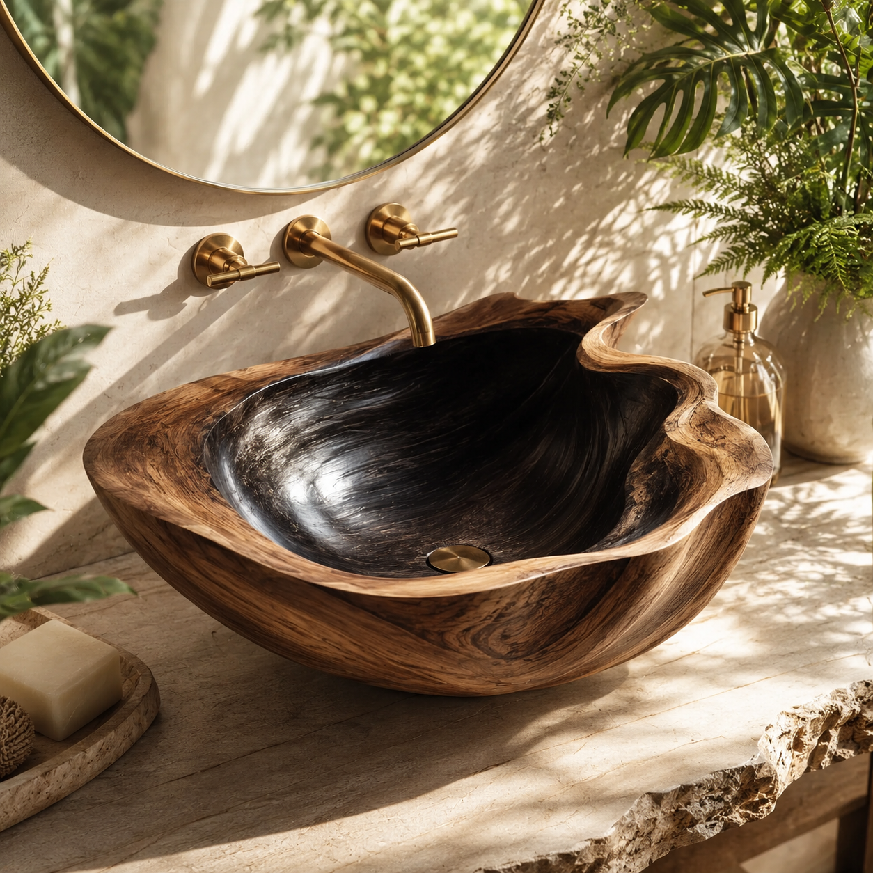 Mira Sculptural Bathroom Vessel Sink - Design 034 - main view