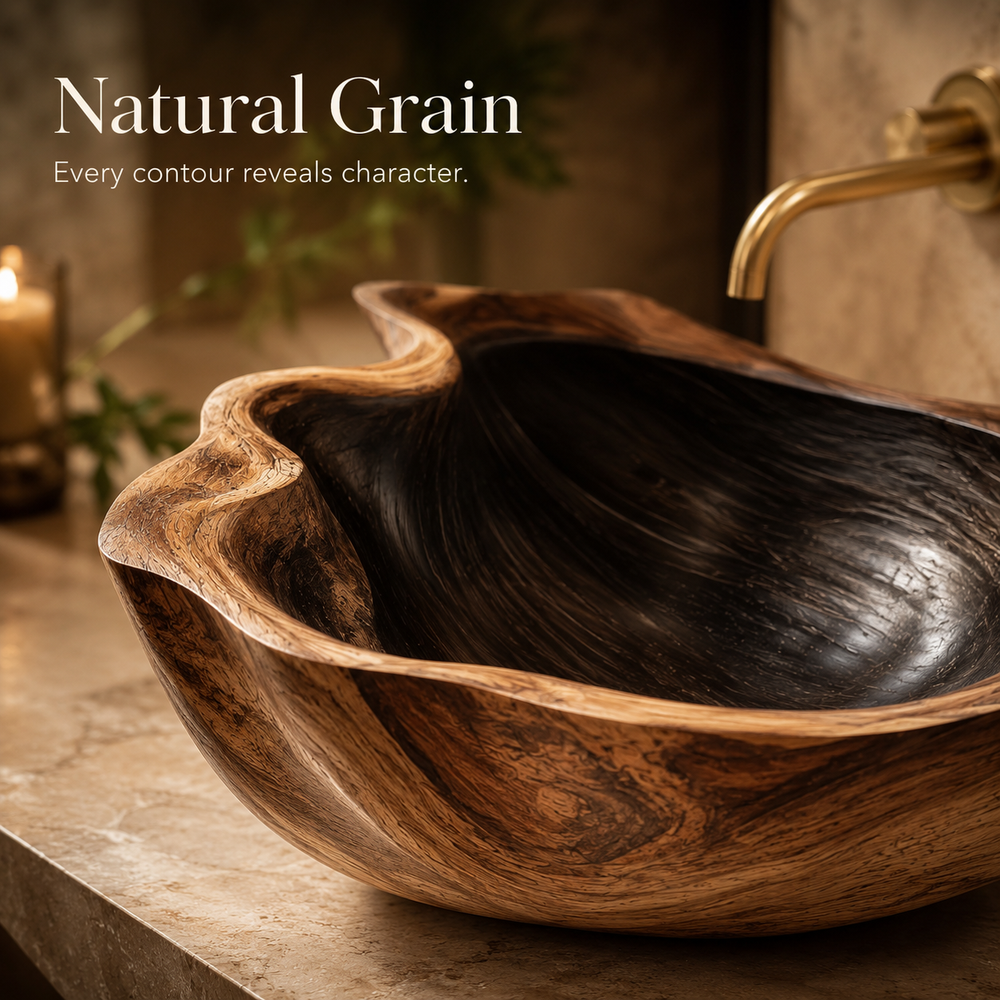 Mira Sculptural Bathroom Vessel Sink - Design 034 - product image 05