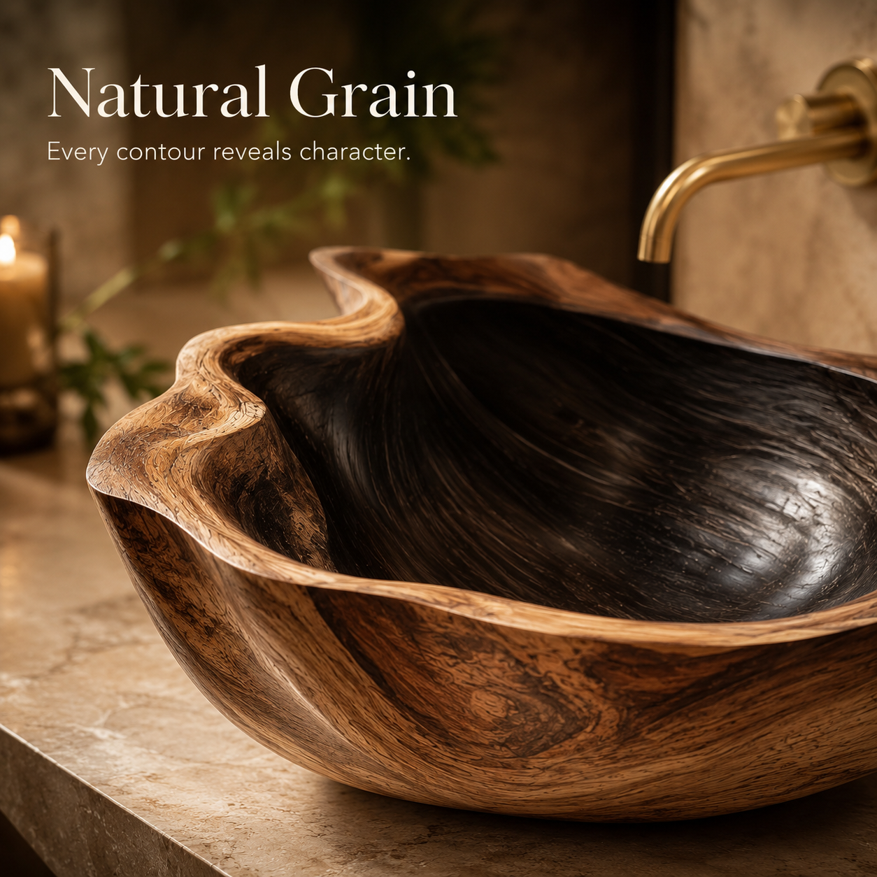 Mira Sculptural Bathroom Vessel Sink - Design 034 - product image 05