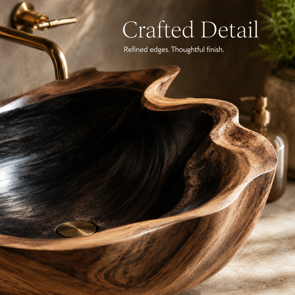 Mira Sculptural Bathroom Vessel Sink - Design 034 - product image 06