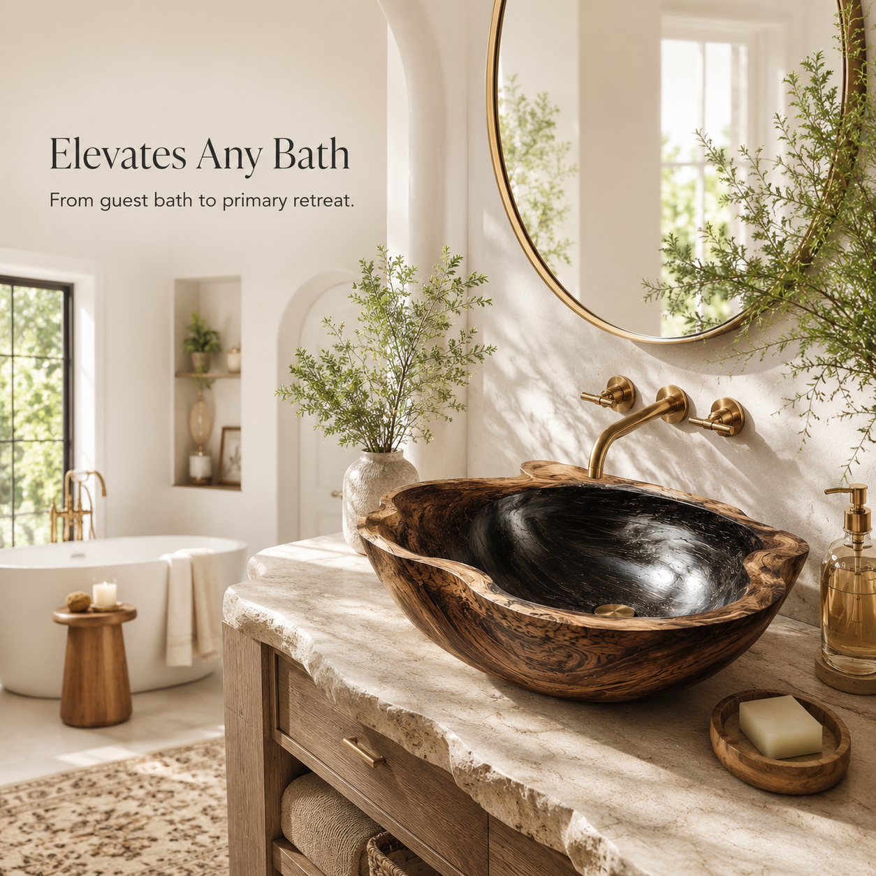 Mira Sculptural Bathroom Vessel Sink - Design 034 - product image 10