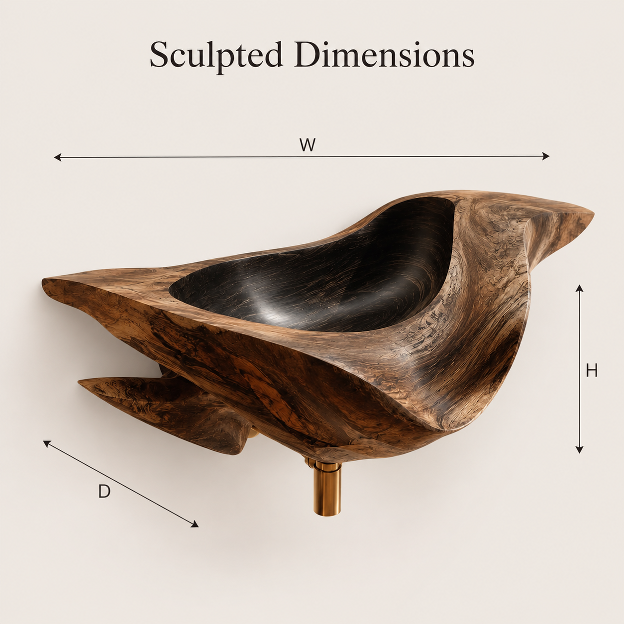Calder Organic Modern Vessel Sink - Design 035 - product image 08