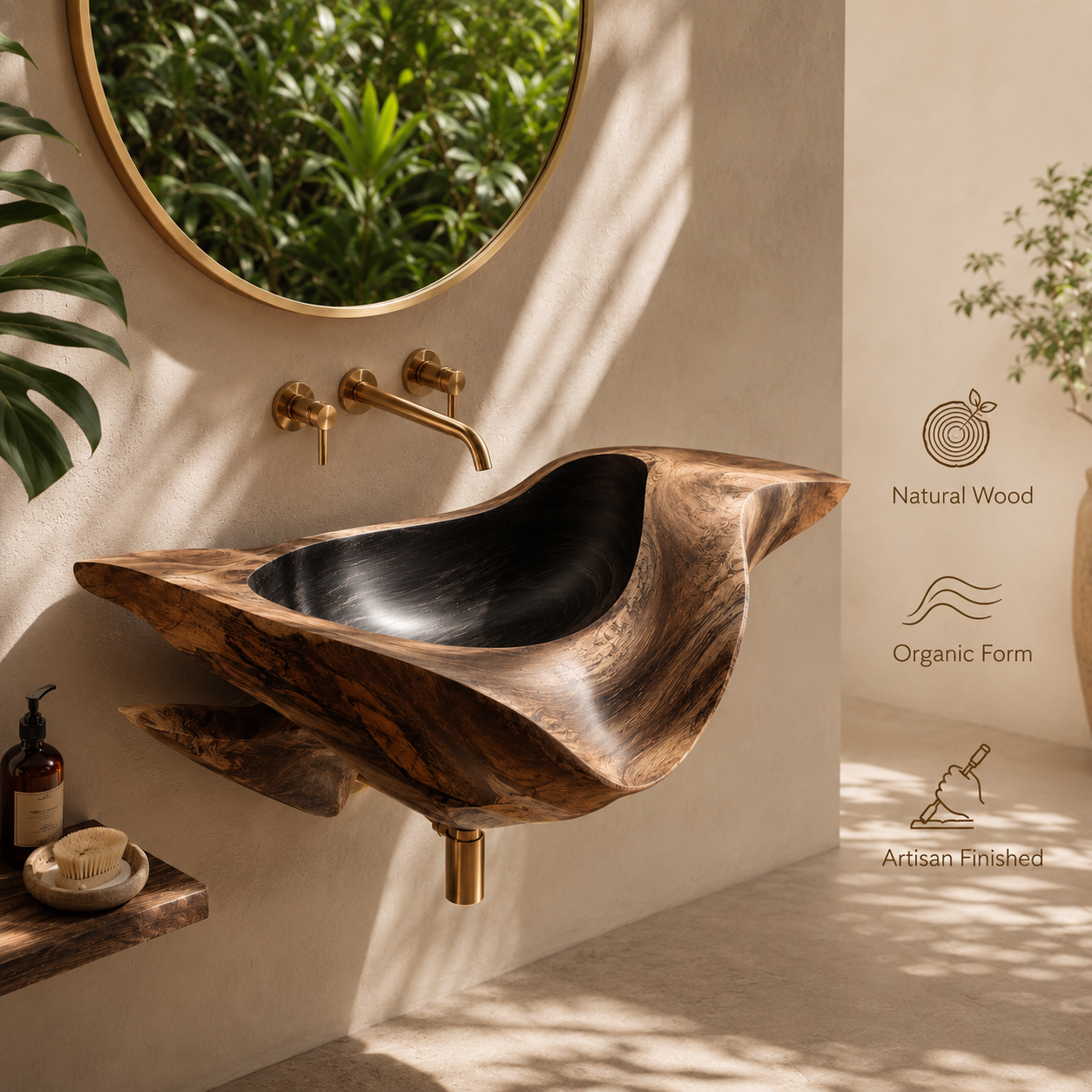 Calder Organic Modern Vessel Sink - Design 035 - product image 09