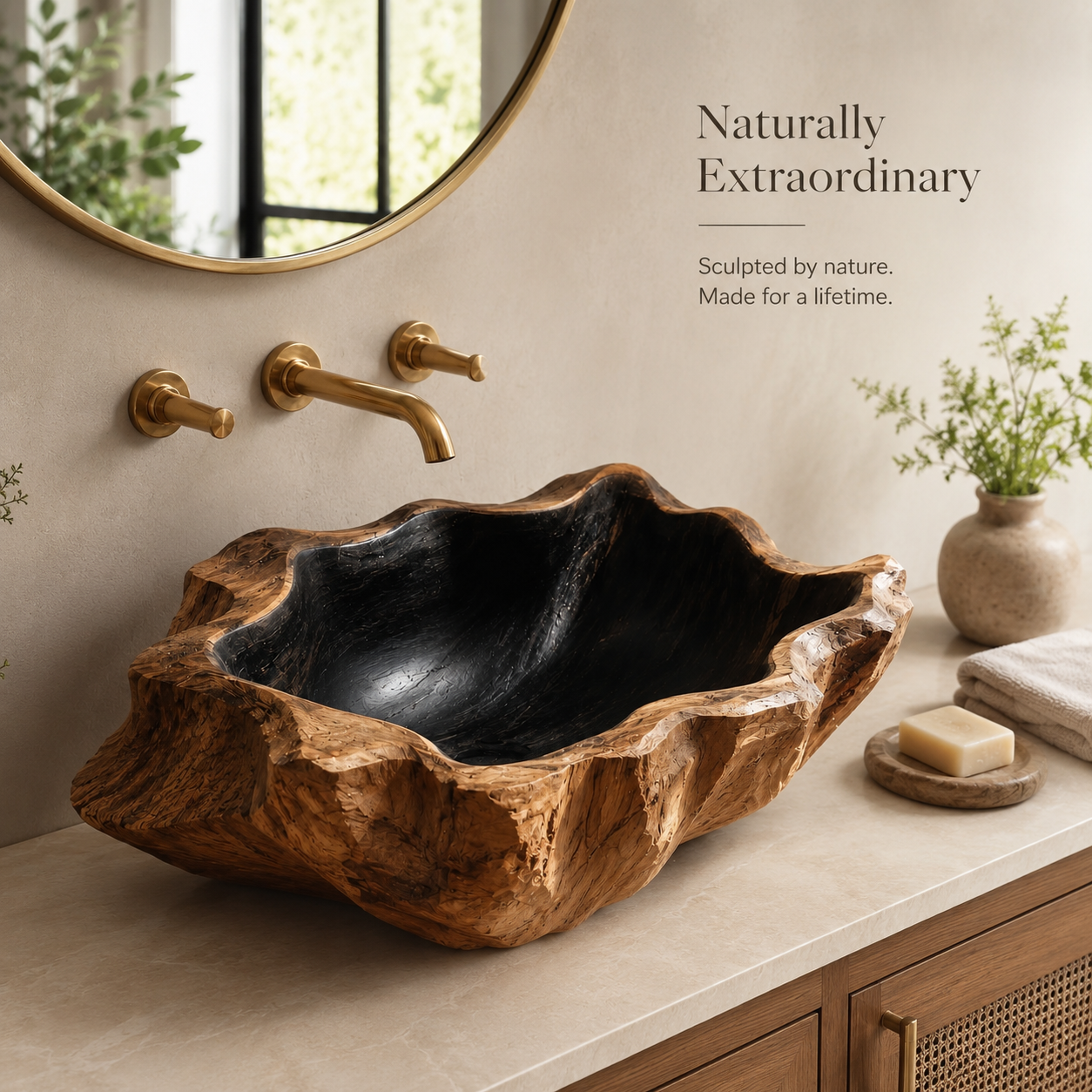 Soren Stone Vanity Vessel Sink - Design 036 - product image 03
