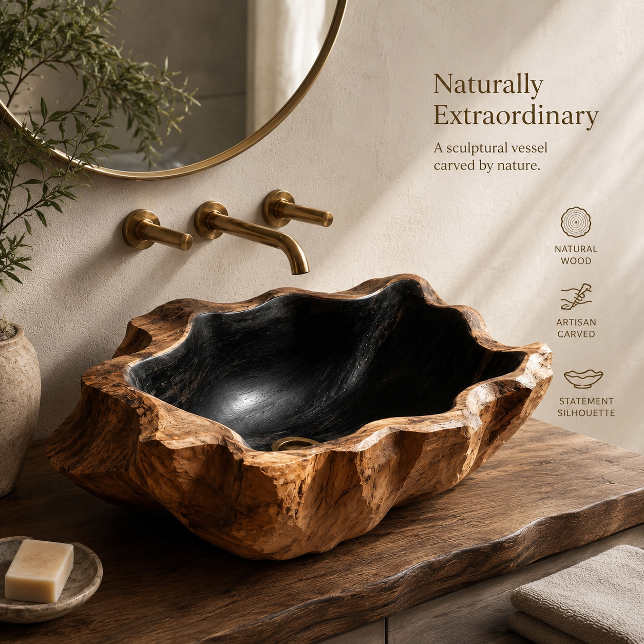 Soren Stone Vanity Vessel Sink - Design 036 - product image 09