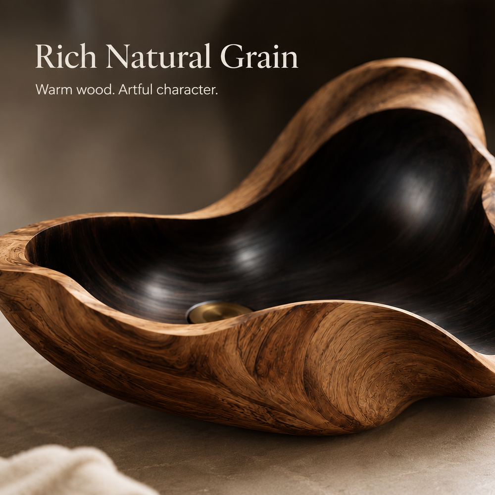 Elara Rounded Bathroom Sink - Design 037 - product image 04