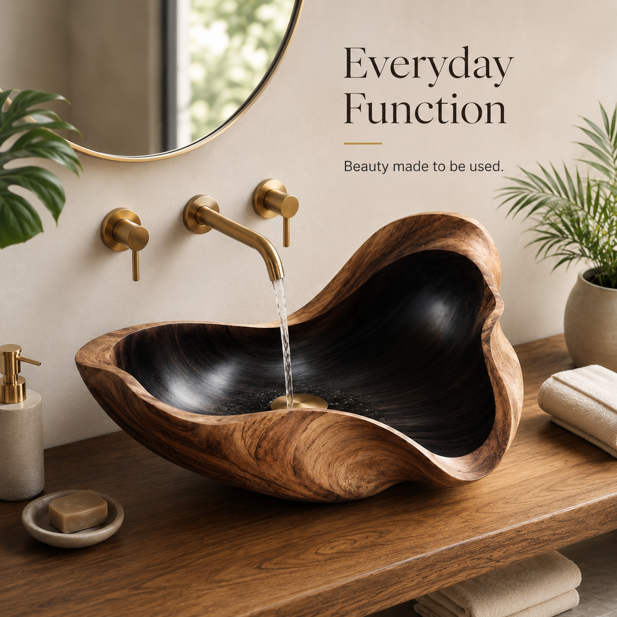 Elara Rounded Bathroom Sink - Design 037 - product image 06