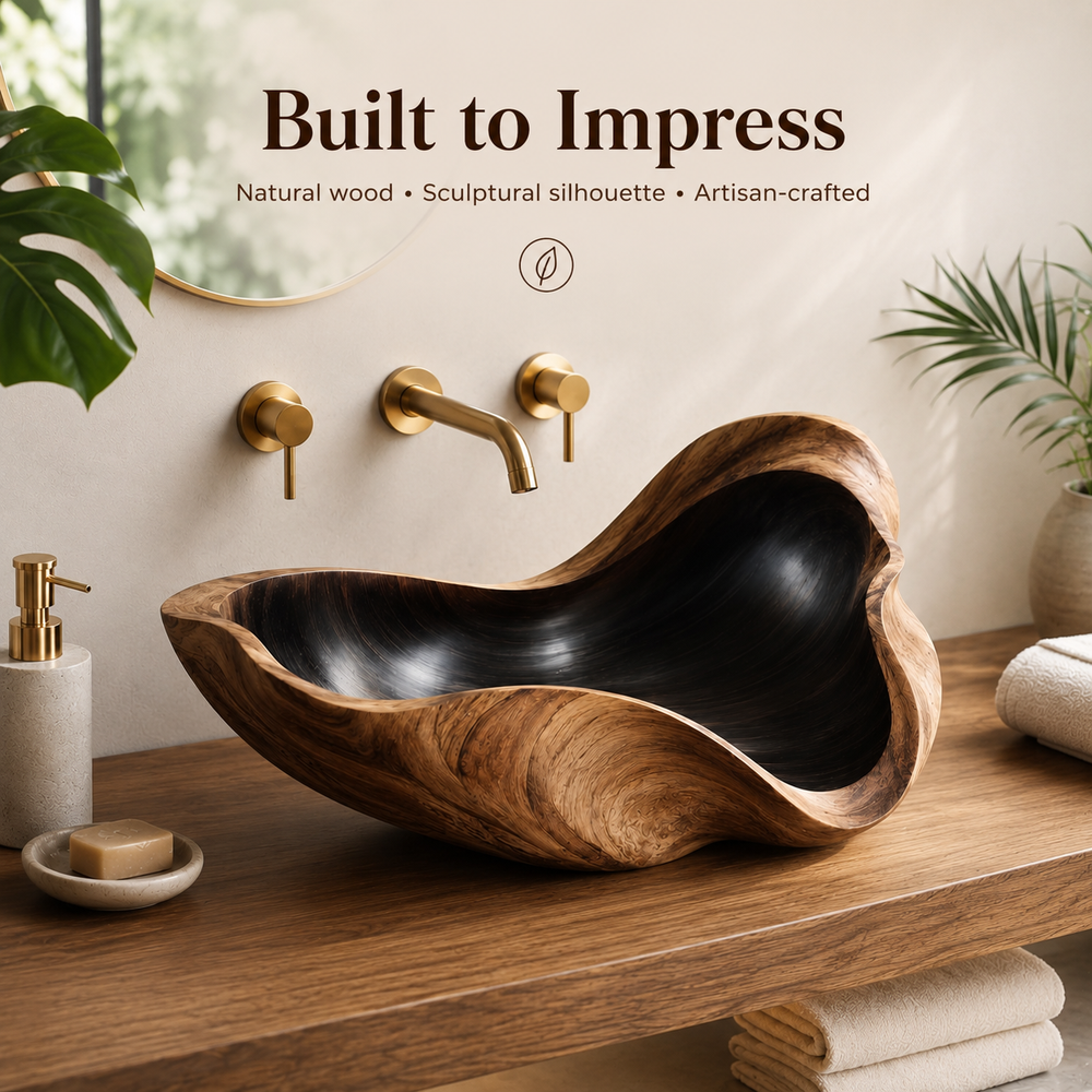Elara Rounded Bathroom Sink - Design 037 - product image 08