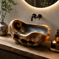Nolan Warm Stone Vessel Sink - Design 039 - main view