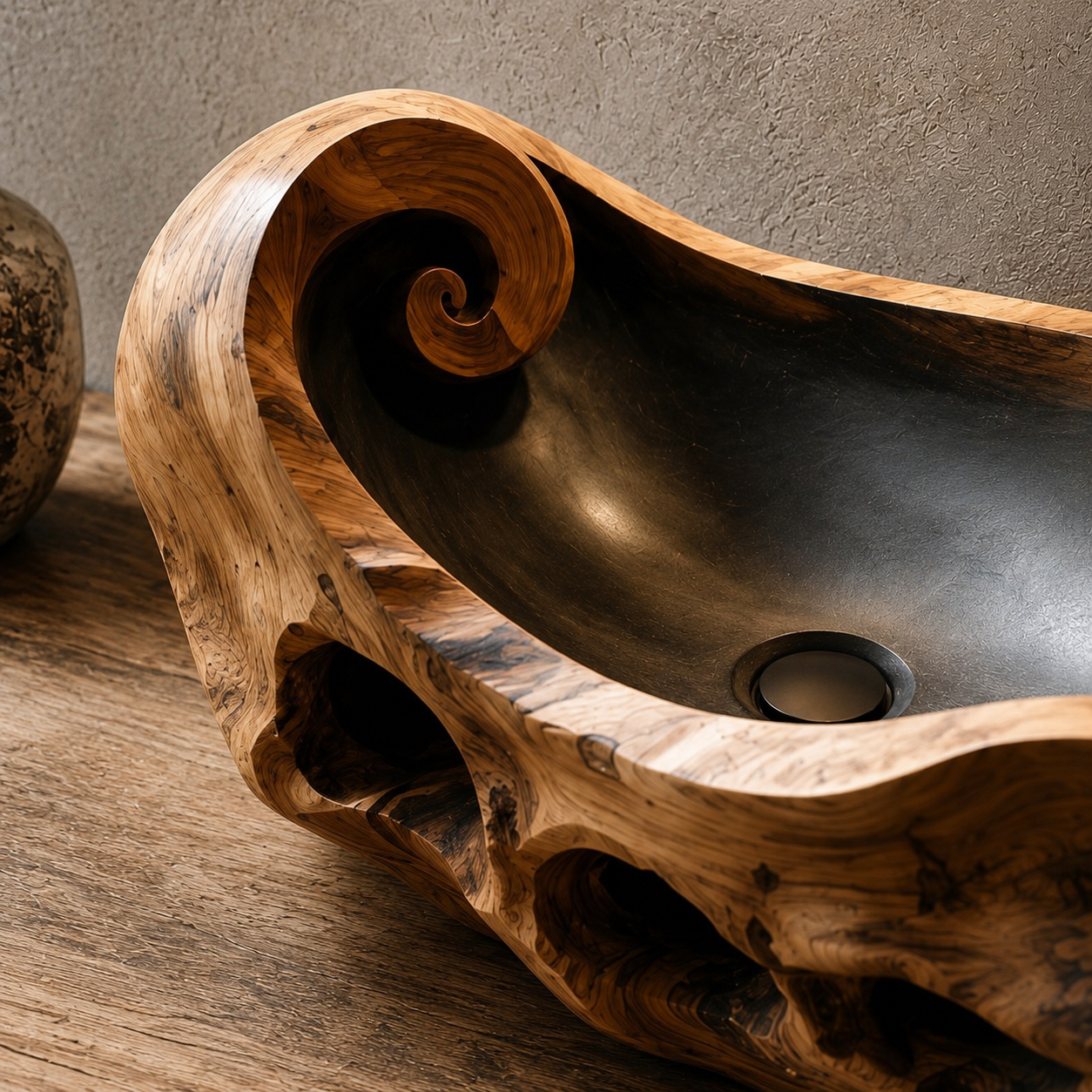 Nolan Warm Stone Vessel Sink - Design 039 - product image 06