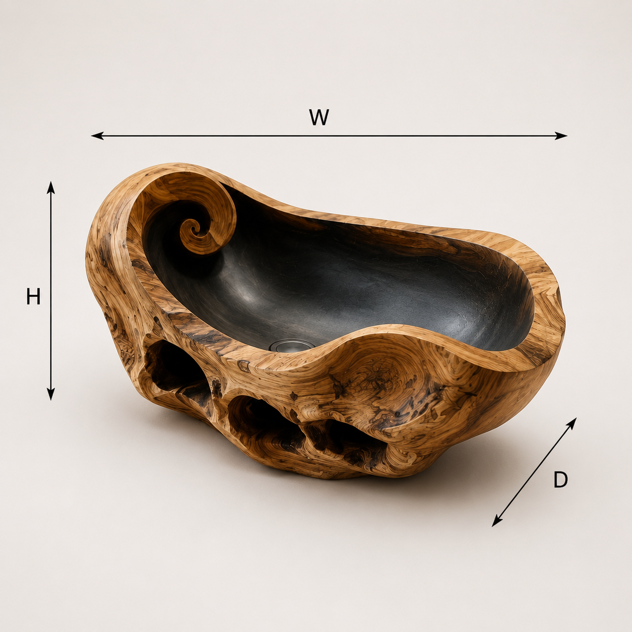 Nolan Warm Stone Vessel Sink - Design 039 - product image 08