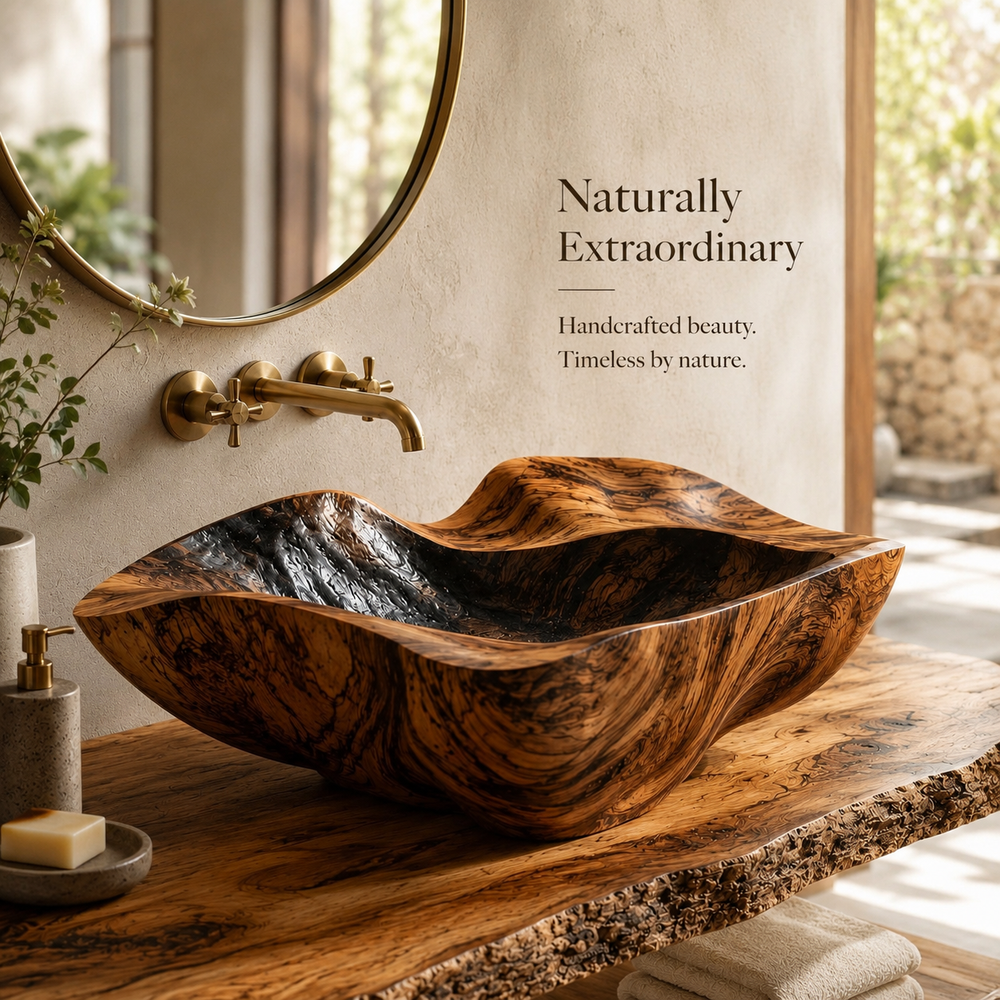 Liora Hand-Finished Vessel Sink - Design 040 - product image 02