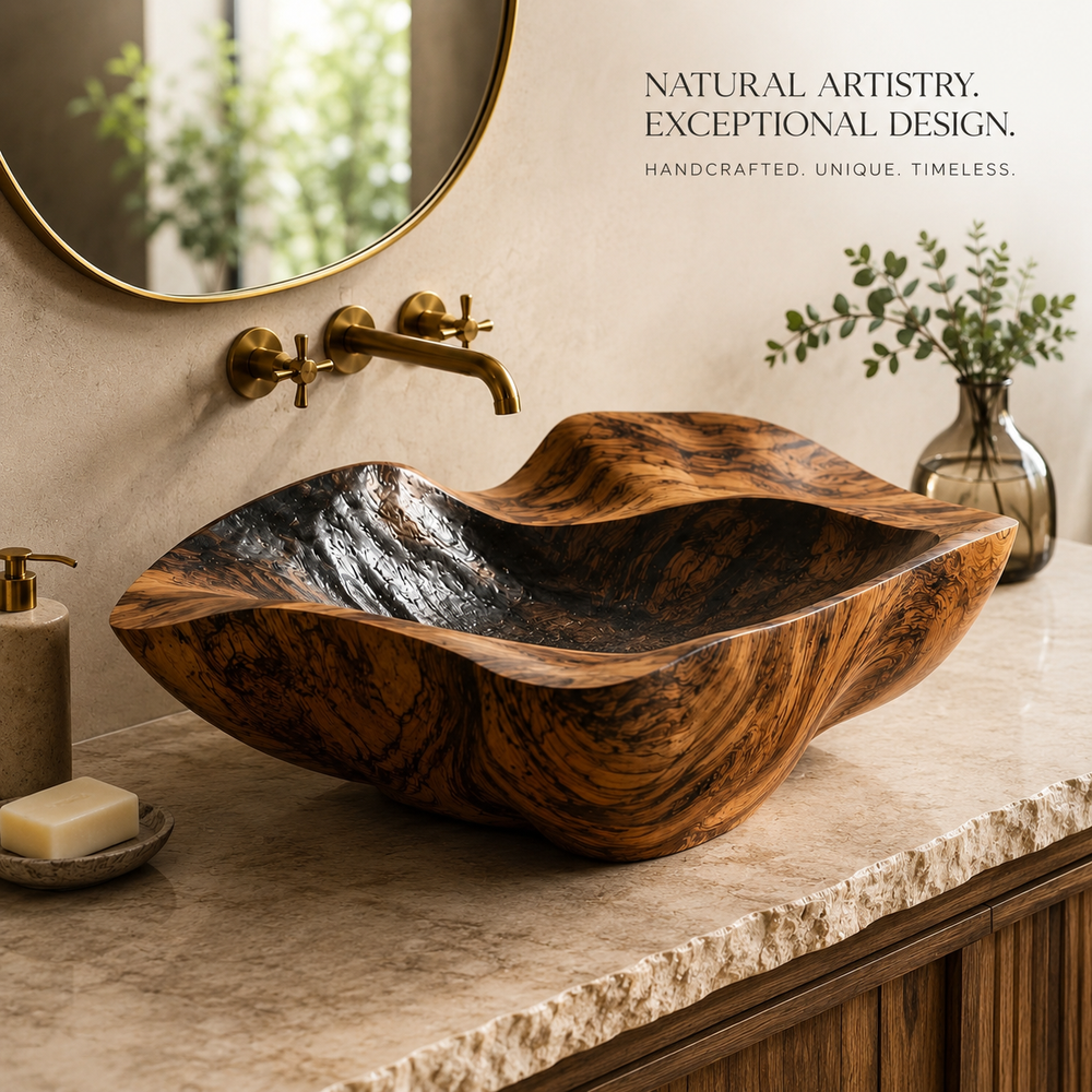 Liora Hand-Finished Vessel Sink - Design 040 - product image 03