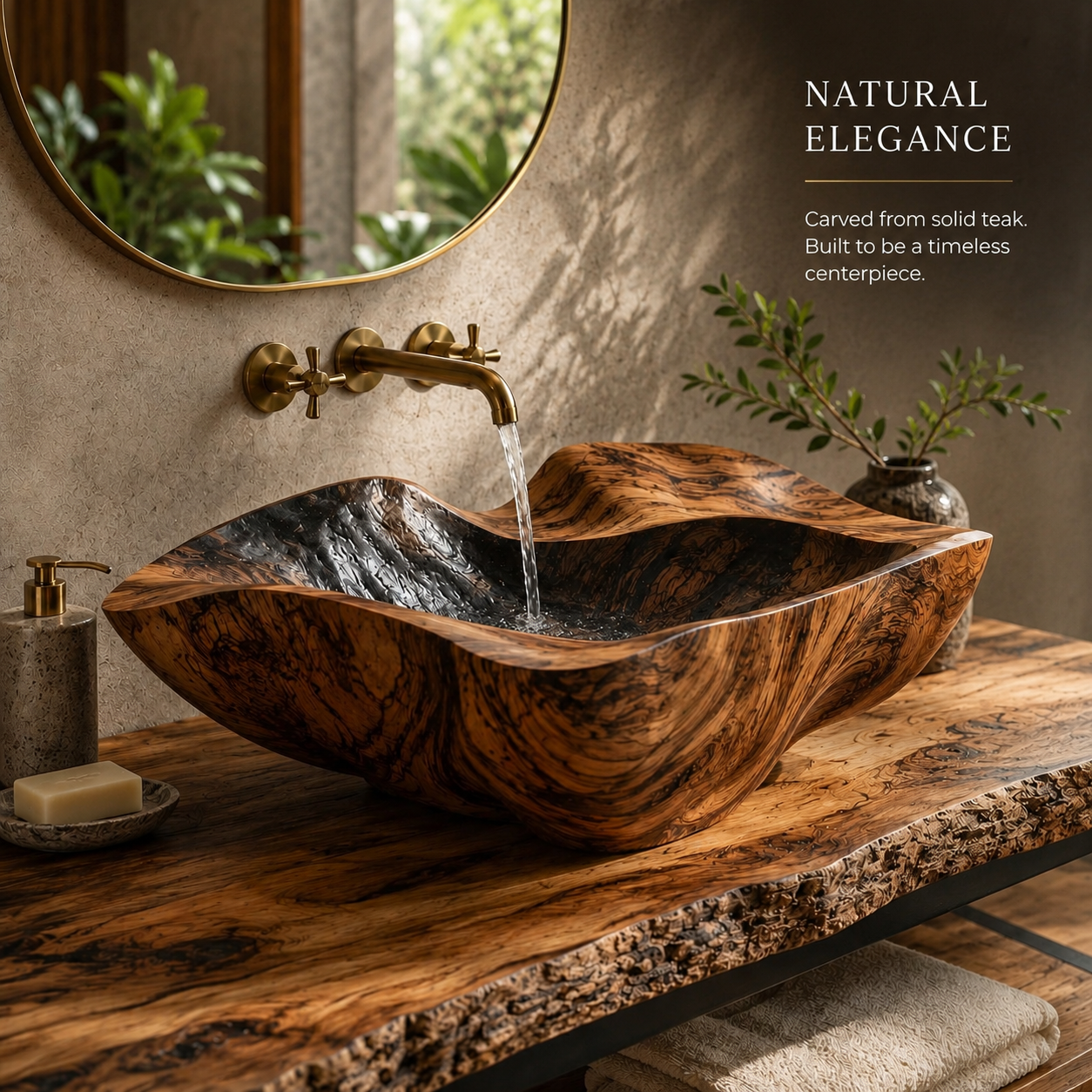 Liora Hand-Finished Vessel Sink - Design 040 - product image 07