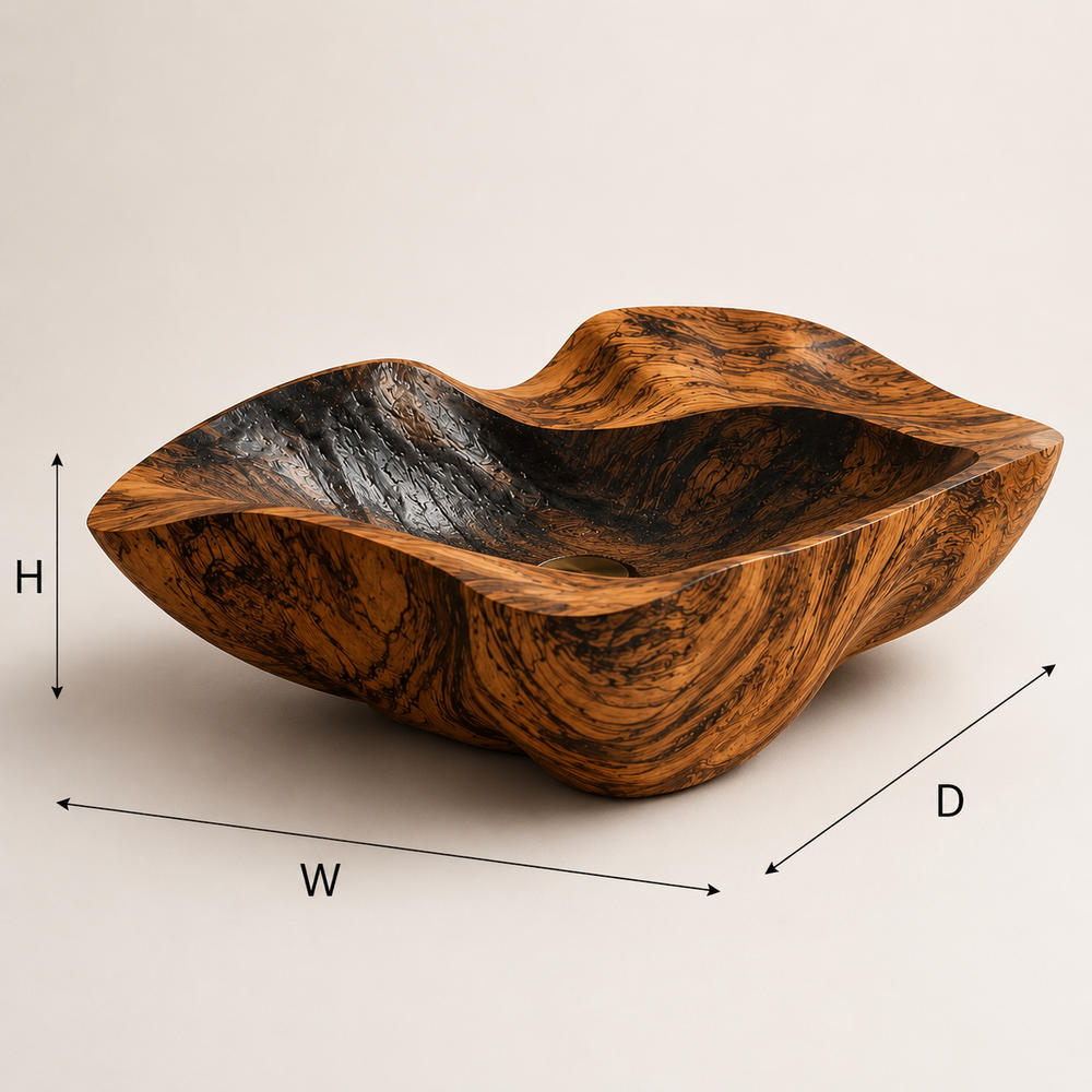Liora Hand-Finished Vessel Sink - Design 040 - product image 08