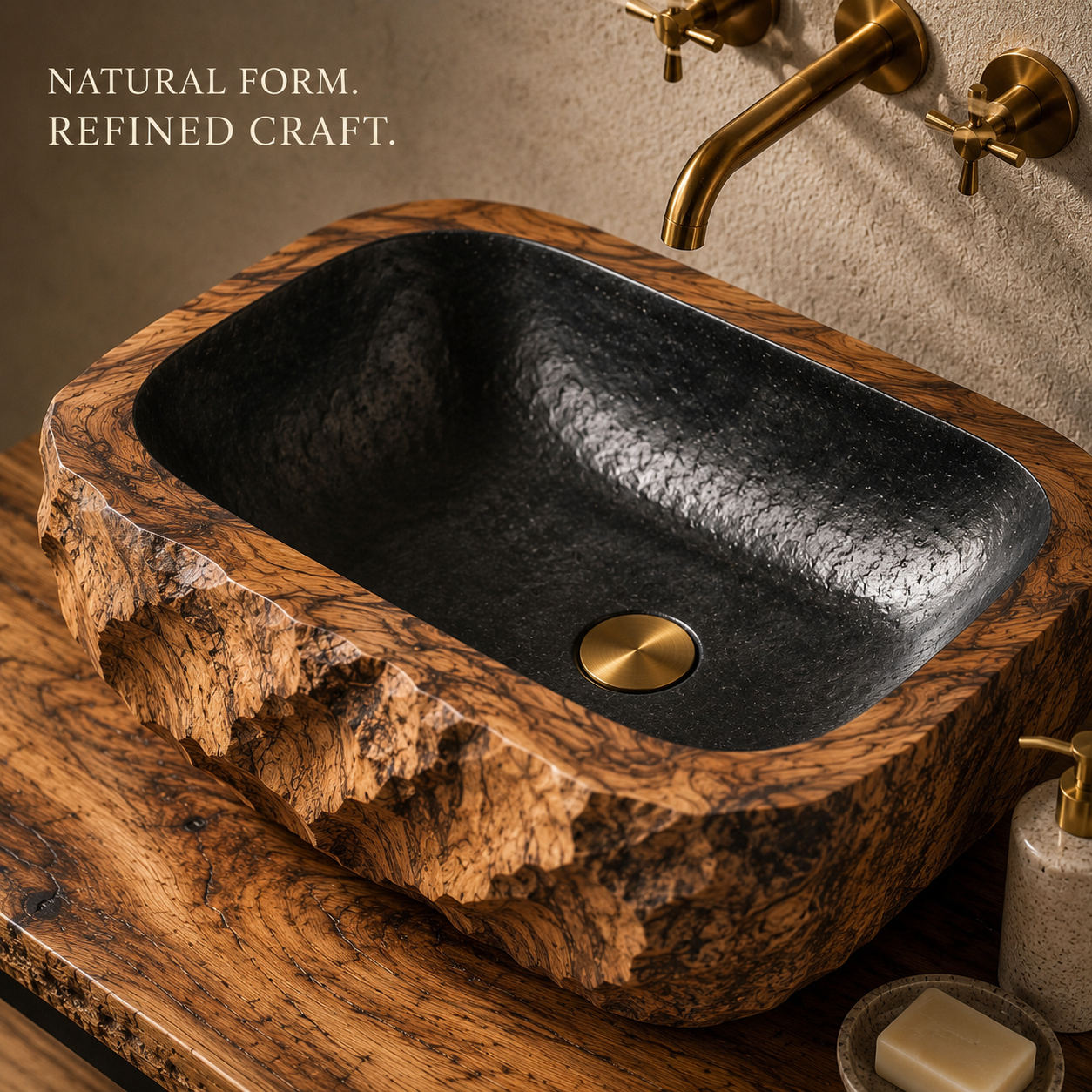 Arden Natural Stone Vessel Sink - Design 041 - product image 06
