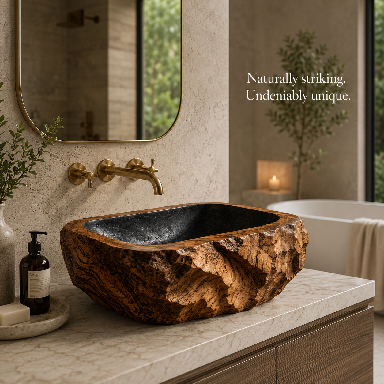 Arden Natural Stone Vessel Sink - Design 041 - product image 10