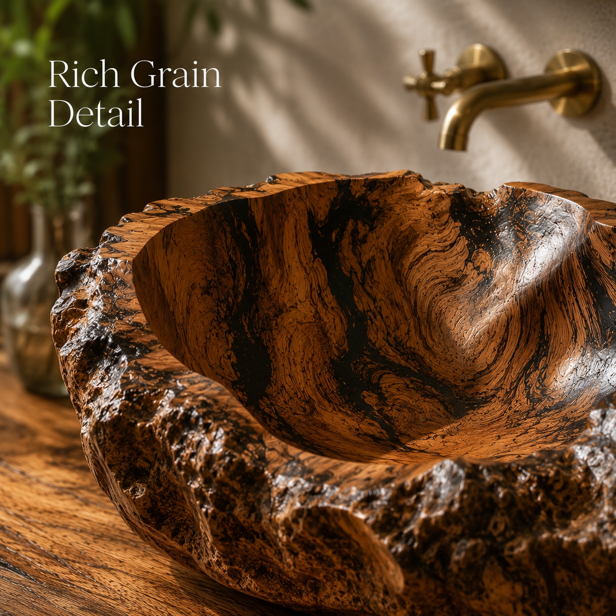 Mira Sculptural Bathroom Vessel Sink - Design 042 - product image 03