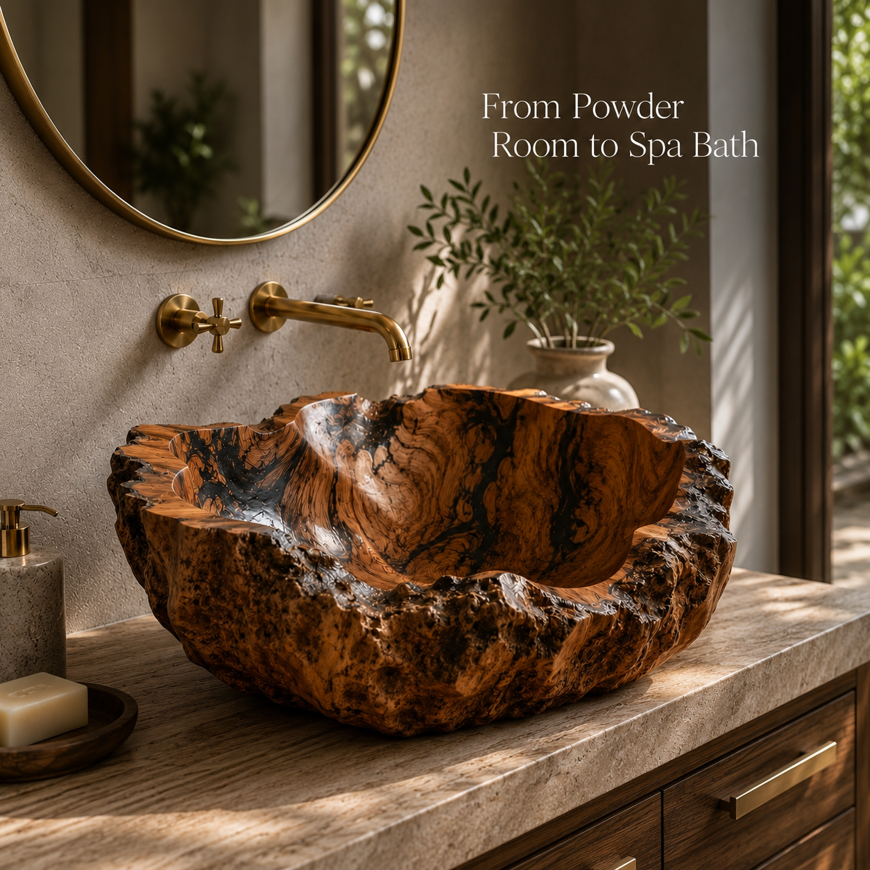 Mira Sculptural Bathroom Vessel Sink - Design 042 - product image 08