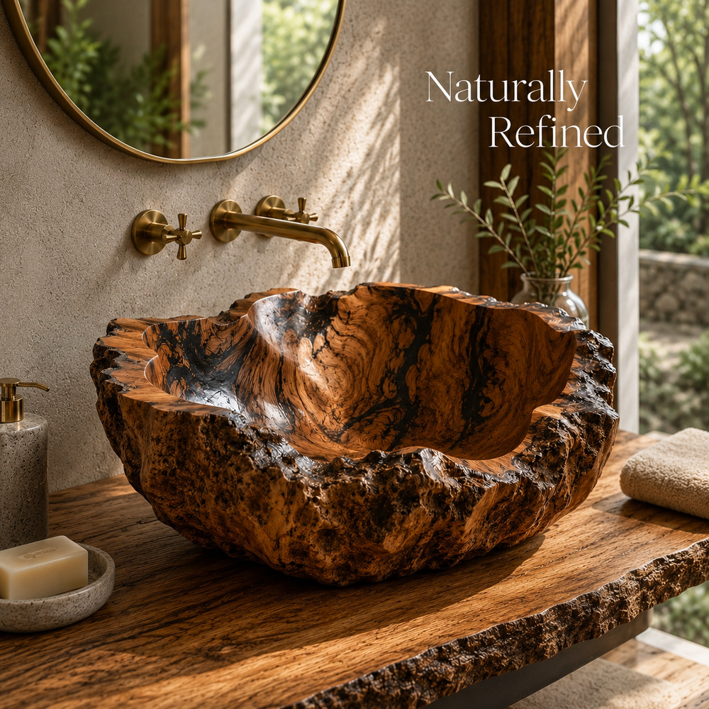Mira Sculptural Bathroom Vessel Sink - Design 042 - product image 10