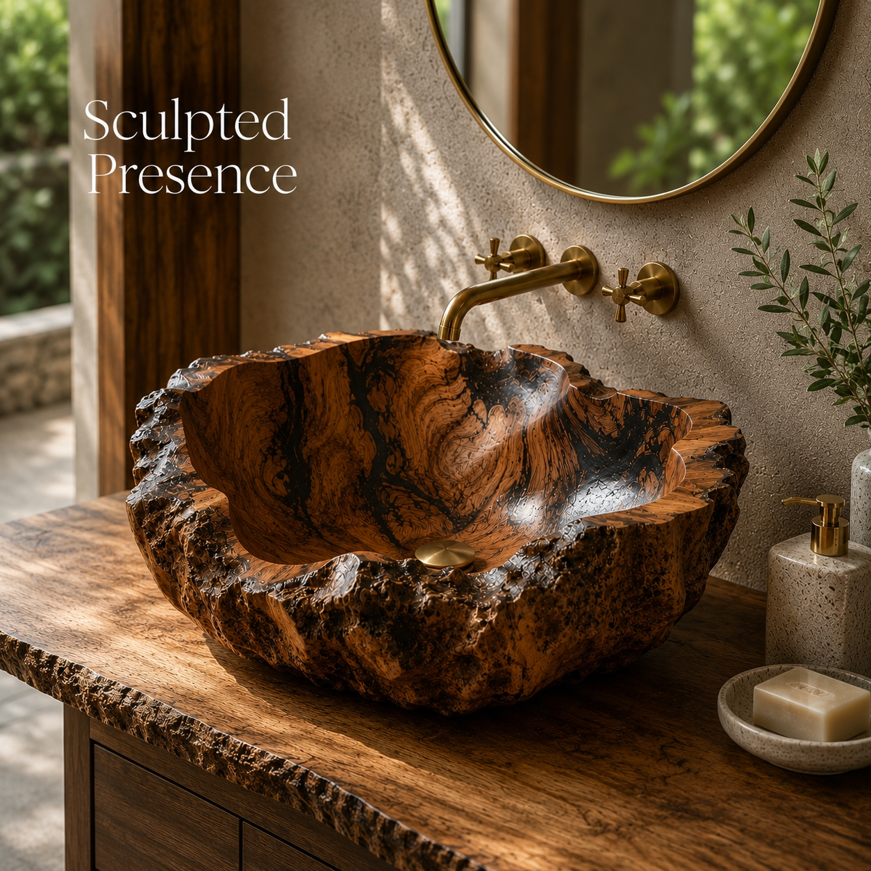 Mira Sculptural Bathroom Vessel Sink - Design 042 - product image 11