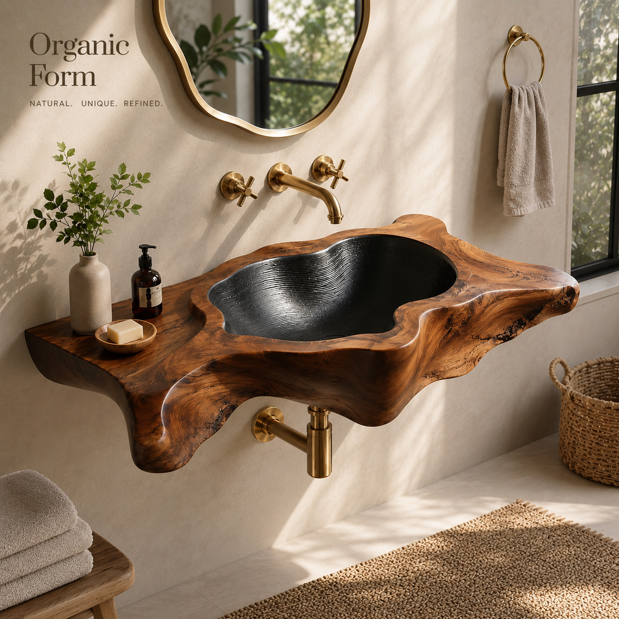 Calder Organic Modern Vessel Sink - Design 043 - product image 03