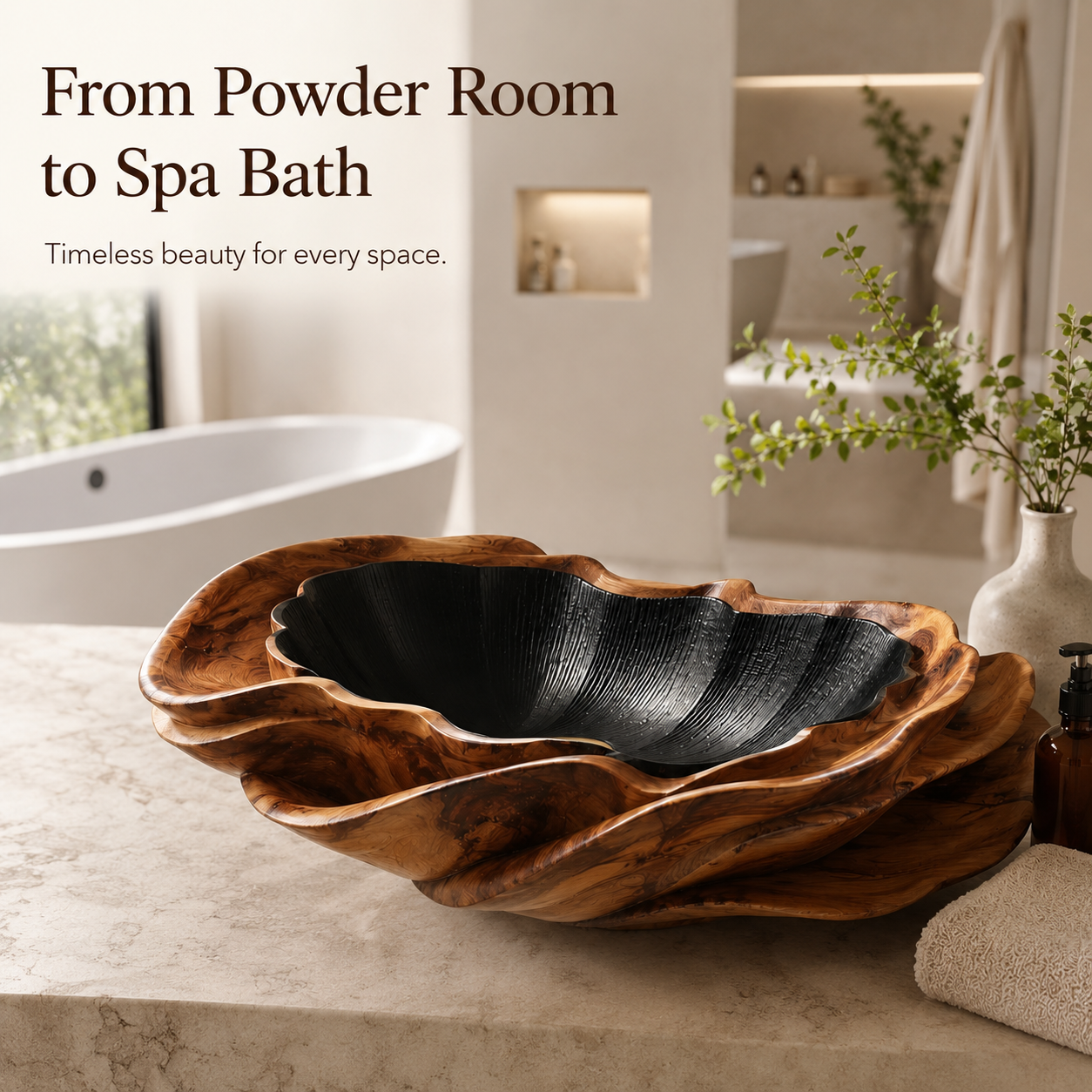 Elara Rounded Bathroom Sink - Design 045 - product image 10