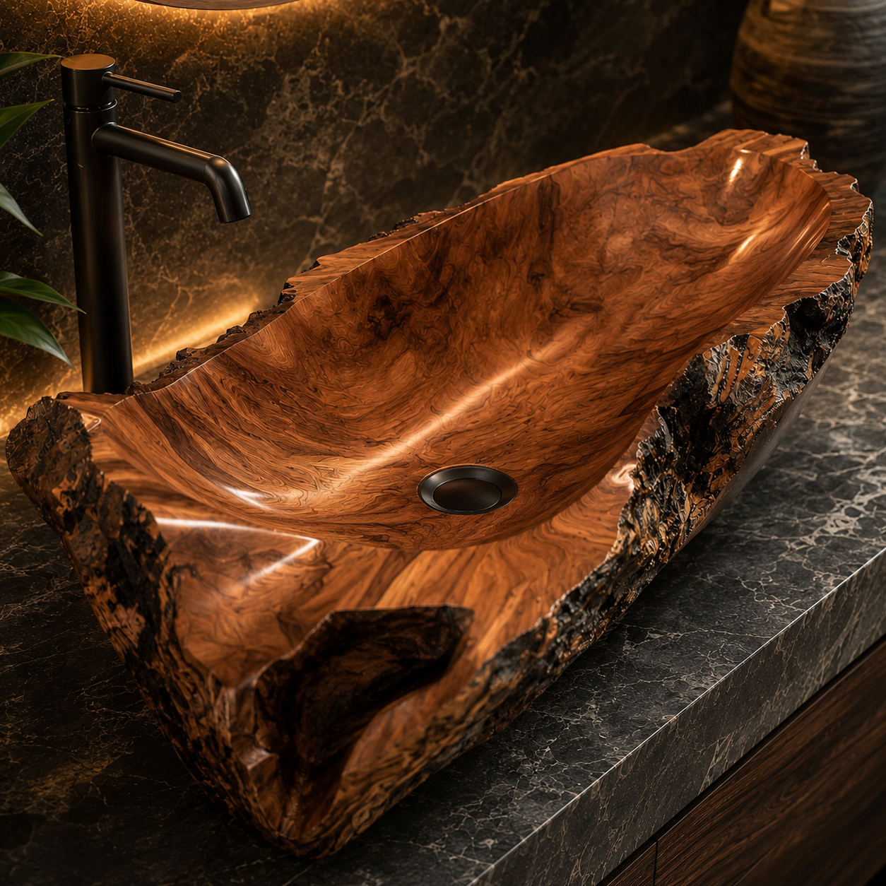 Nolan Warm Stone Vessel Sink - Design 047 - product image 05