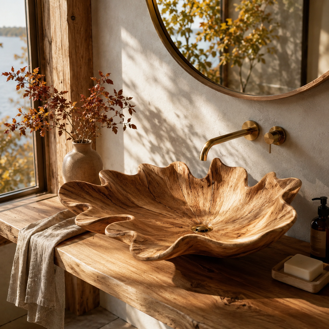 Liora Hand-Finished Vessel Sink - Design 048 - main view