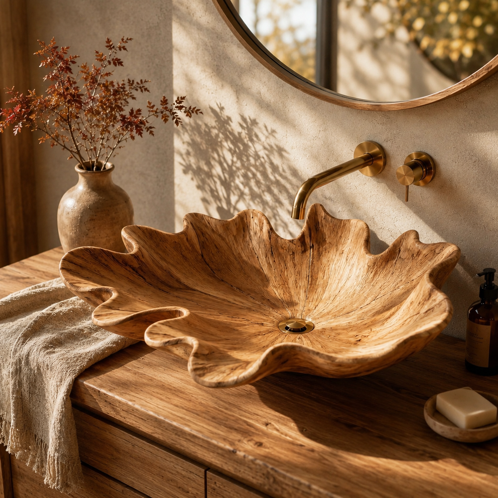 Liora Hand-Finished Vessel Sink - Design 048 - product image 02