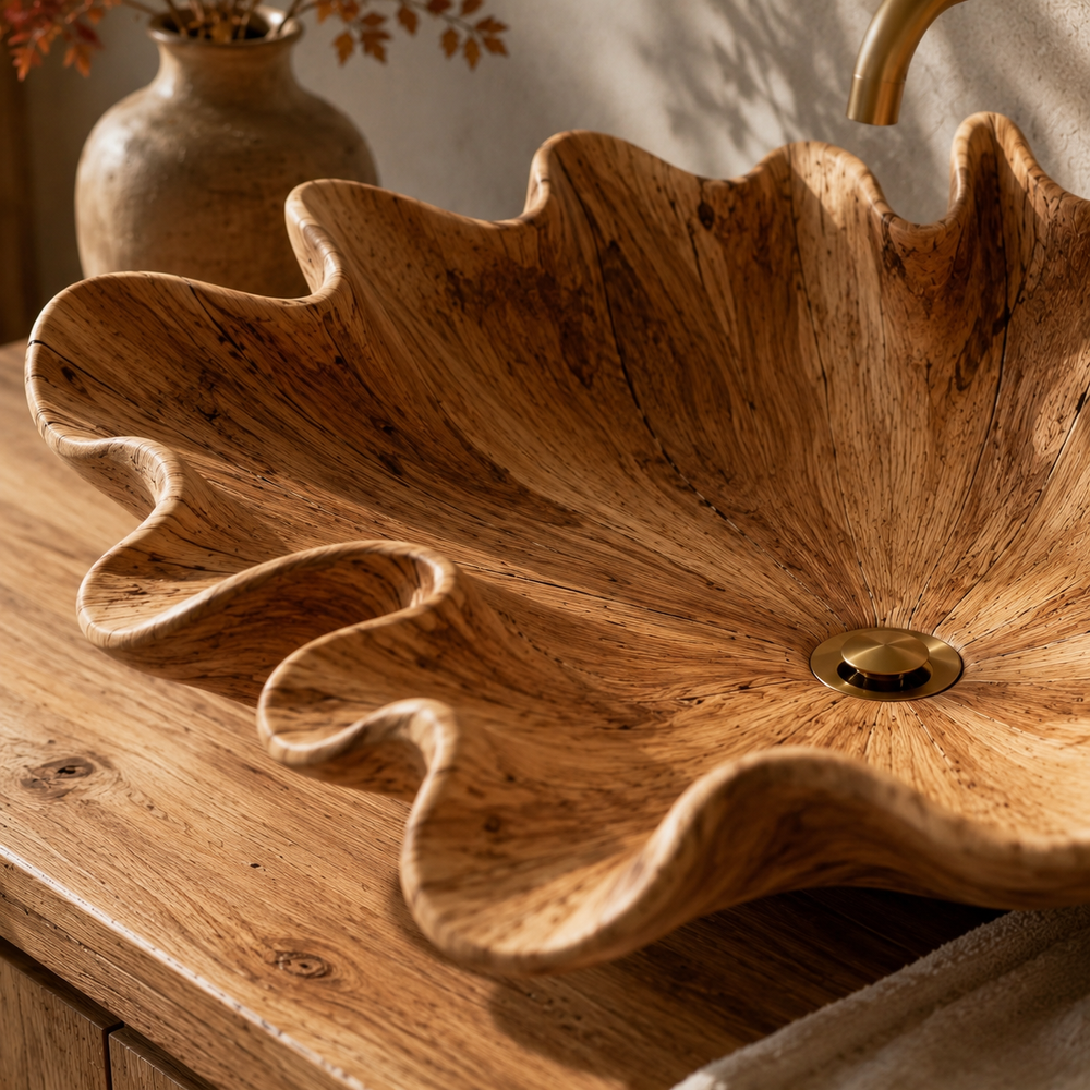 Liora Hand-Finished Vessel Sink - Design 048 - product image 06