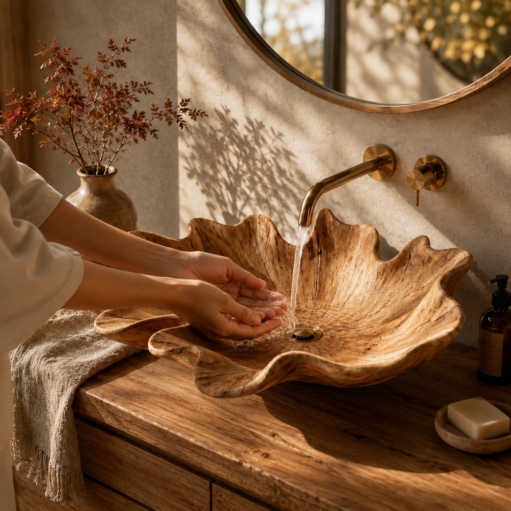 Liora Hand-Finished Vessel Sink - Design 048 - product image 07