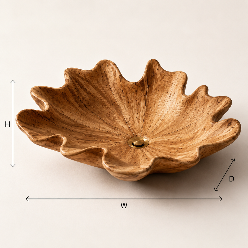 Liora Hand-Finished Vessel Sink - Design 048 - product image 08