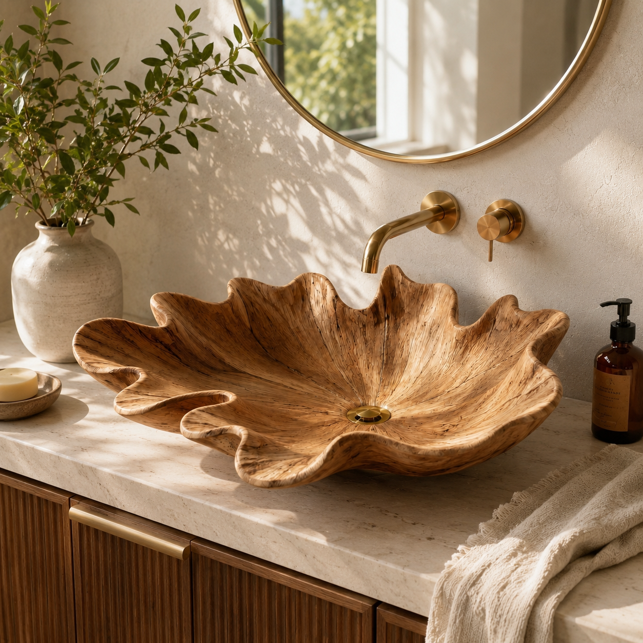 Liora Hand-Finished Vessel Sink - Design 048 - product image 10