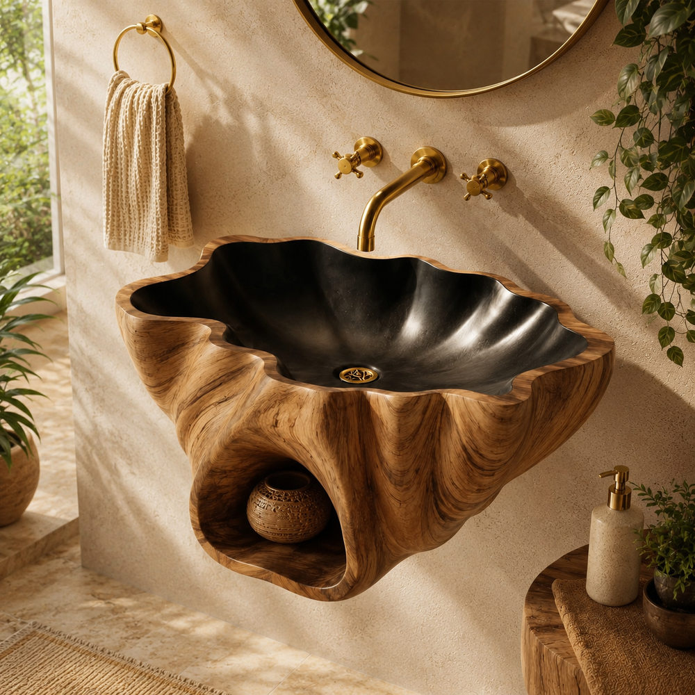 Arden Natural Stone Vessel Sink - Design 049 - product image 02