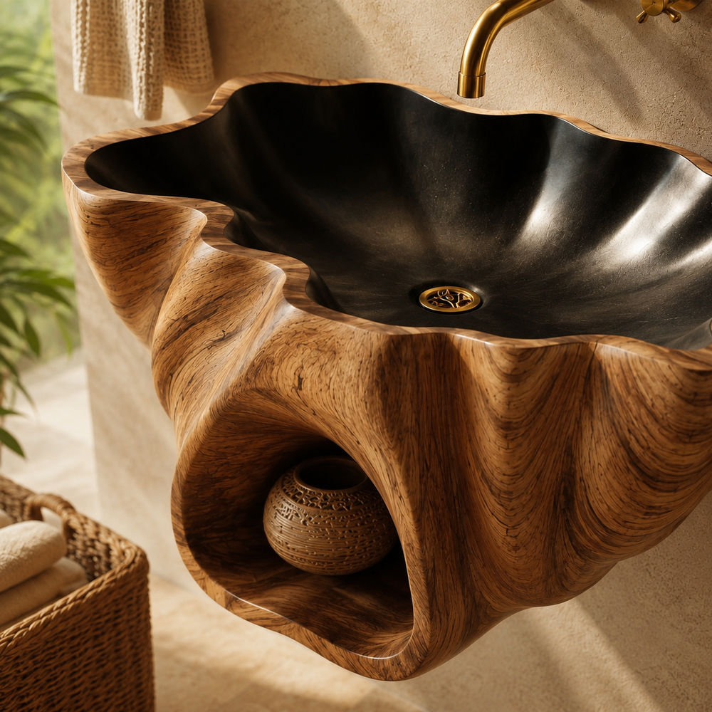 Arden Natural Stone Vessel Sink - Design 049 - product image 04