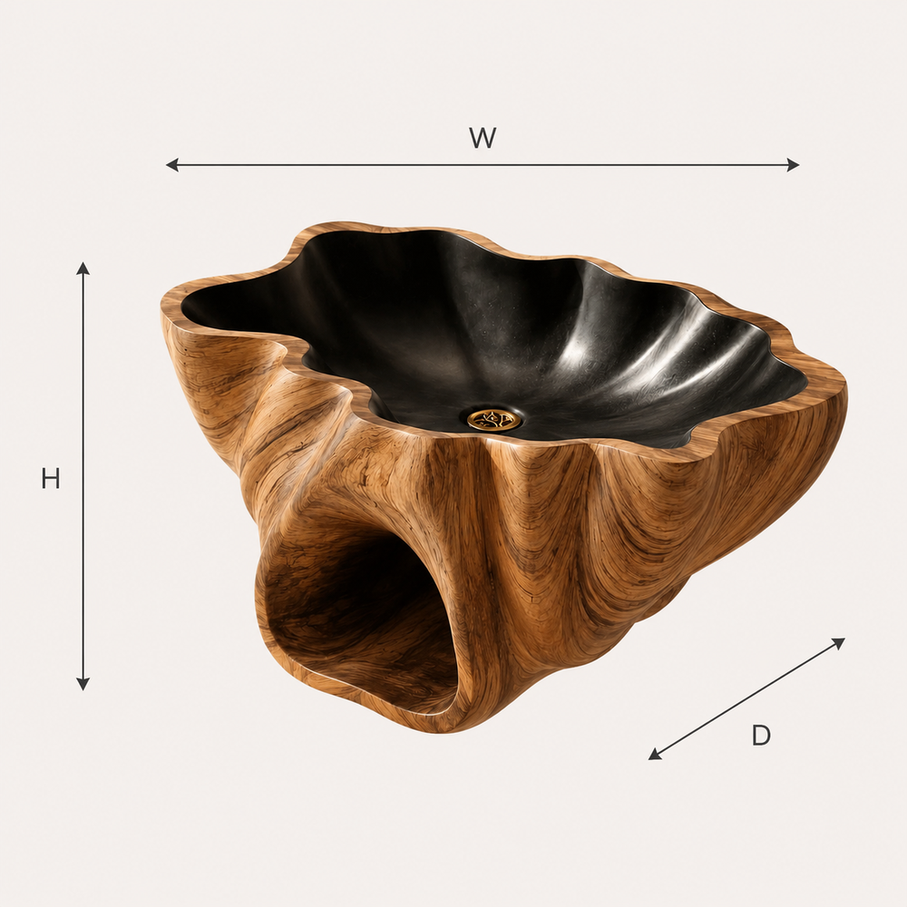 Arden Natural Stone Vessel Sink - Design 049 - product image 07
